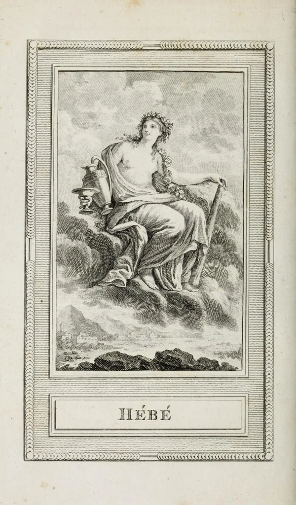 An illustration from Le panthéon, ou, Les figures de la fable : dessinées par M. Gois, sculpteur du roi, professeur de son Académie, & gravées par Simon : avec leurs historiques, 1787, leaf 40