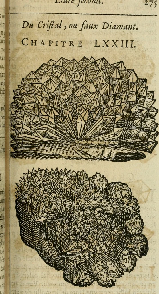 An illustration from Le parfaict ioaillier, ou, Histoire des pierreries : où sont amplement descrites leur naissance, iuste prix, moyen de les cognoistre, & se garder des contre-faites, facultez medecinales, & proprietez curieuses, 1644, leaf 318