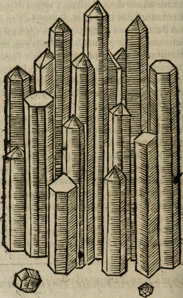 An illustration from Le parfaict ioaillier, ou, Histoire des pierreries : où sont amplement descrites leur naissance, iuste prix, moyen de les cognoistre, & se garder des contre-faites, facultez medecinales, & proprietez curieuses, 1644, leaf 685