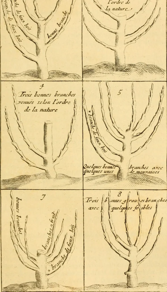 An illustration from Le parfait jardinier, ou, Instruction pour les jardins fruitiers et potagers : avec une Trait© des oranges, suivi de Reflexions sur l'agriculture, 1695, leaf 386