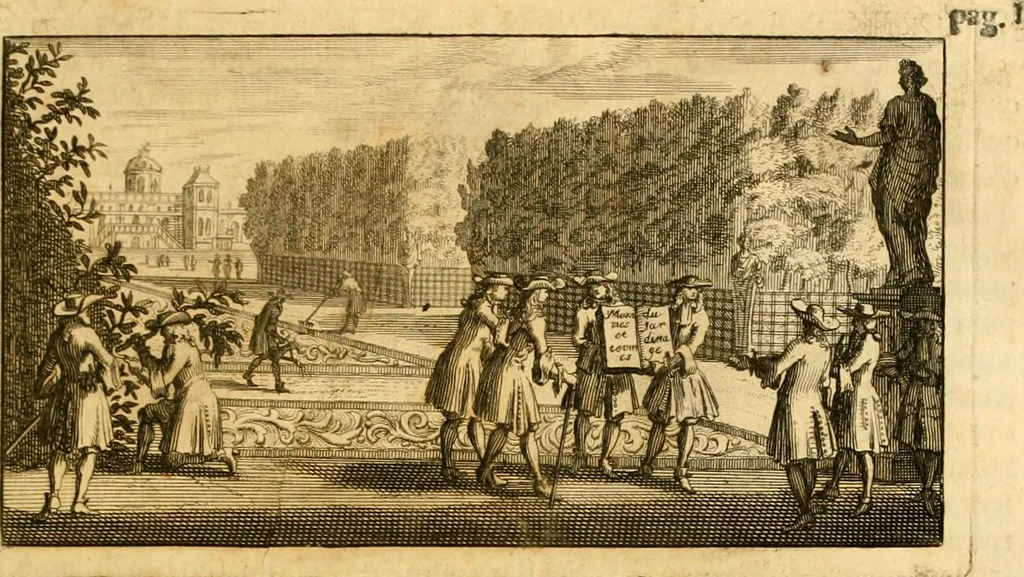 An illustration from Le parfait jardinier, ou, Instruction pour les jardins fruitiers et potagers : avec une Trait© des oranges, suivi de Reflexions sur l'agriculture, 1695, leaf 48