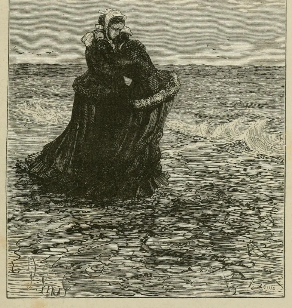 An illustration from Le pays des fourrures, 1873, leaf 387