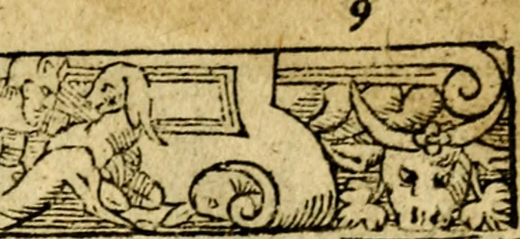 An illustration from Le pegme de Pierre Covstav, 1560, leaf 10
