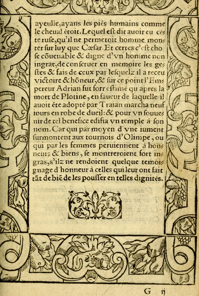 An illustration from Le pegme de Pierre Covstav, 1560, leaf 100
