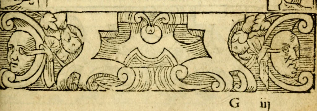 An illustration from Le pegme de Pierre Covstav, 1560, leaf 102