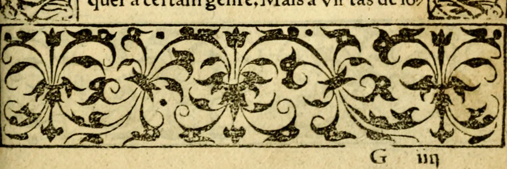 An illustration from Le pegme de Pierre Covstav, 1560, leaf 104