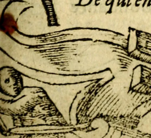 An illustration from Le pegme de Pierre Covstav, 1560, leaf 106