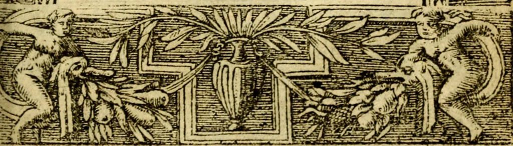 An illustration from Le pegme de Pierre Covstav, 1560, leaf 108