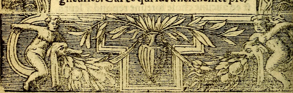 An illustration from Le pegme de Pierre Covstav, 1560, leaf 109