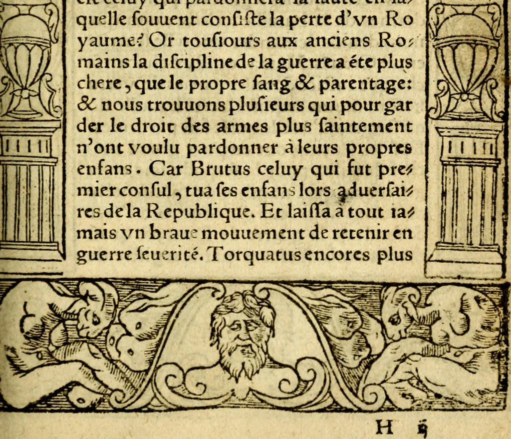 An illustration from Le pegme de Pierre Covstav, 1560, leaf 116