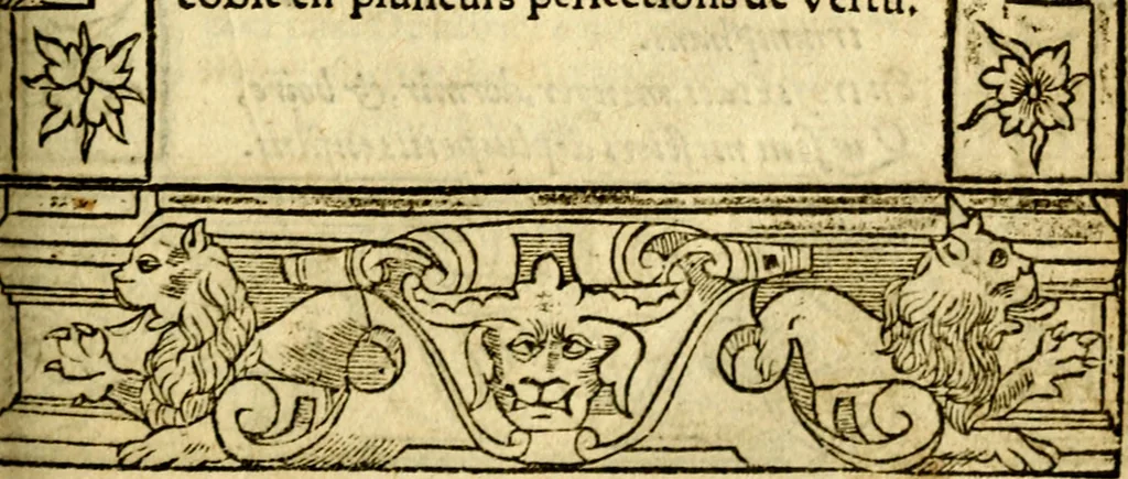 An illustration from Le pegme de Pierre Covstav, 1560, leaf 118
