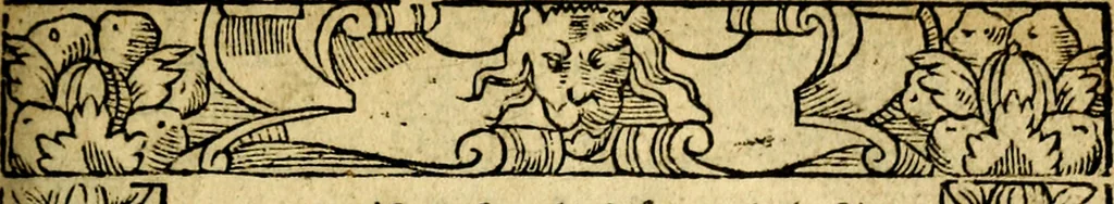 An illustration from Le pegme de Pierre Covstav, 1560, leaf 12