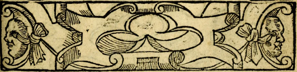 An illustration from Le pegme de Pierre Covstav, 1560, leaf 12