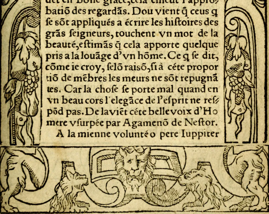 An illustration from Le pegme de Pierre Covstav, 1560, leaf 120