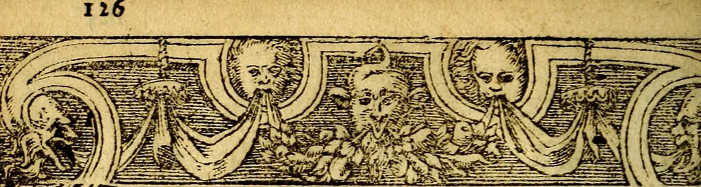 An illustration from Le pegme de Pierre Covstav, 1560, leaf 127