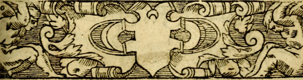 An illustration from Le pegme de Pierre Covstav, 1560, leaf 128