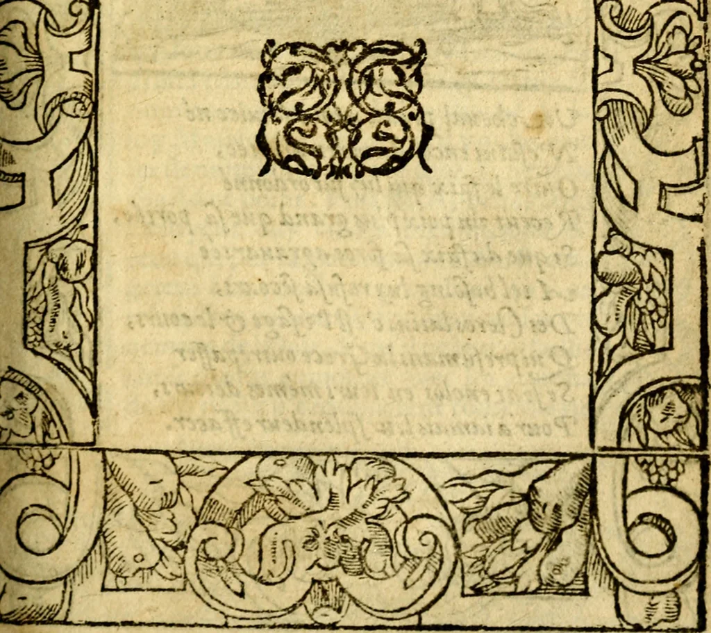 An illustration from Le pegme de Pierre Covstav, 1560, leaf 132