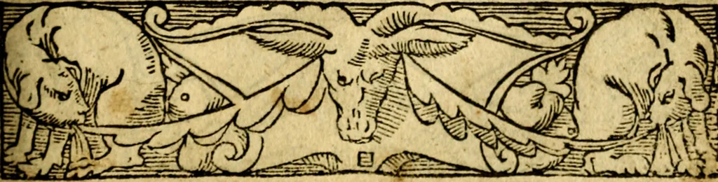 An illustration from Le pegme de Pierre Covstav, 1560, leaf 134