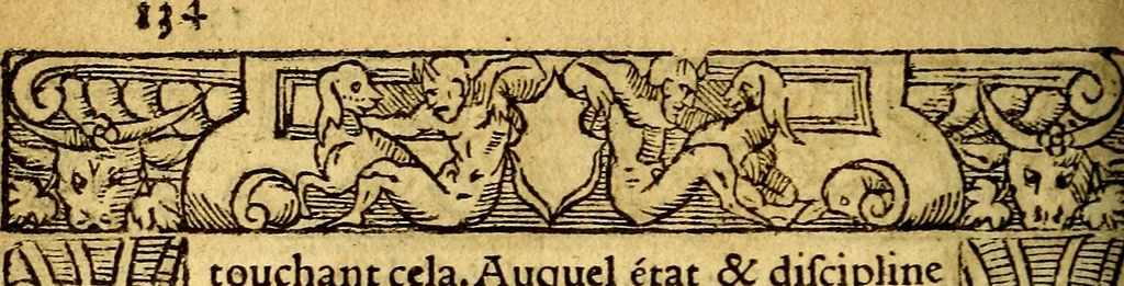 An illustration from Le pegme de Pierre Covstav, 1560, leaf 135