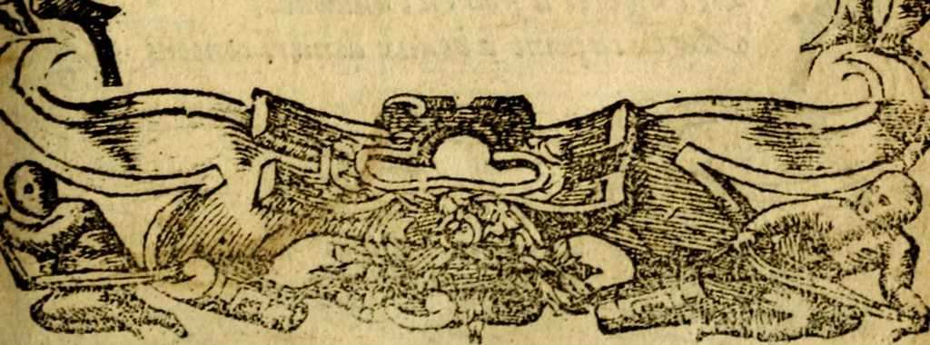 An illustration from Le pegme de Pierre Covstav, 1560, leaf 138