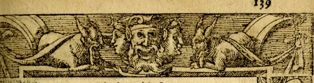 An illustration from Le pegme de Pierre Covstav, 1560, leaf 140