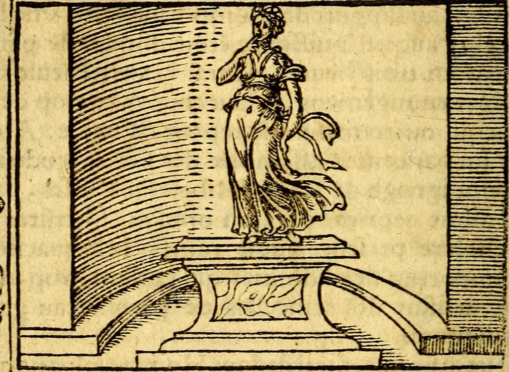 An illustration from Le pegme de Pierre Covstav, 1560, leaf 145