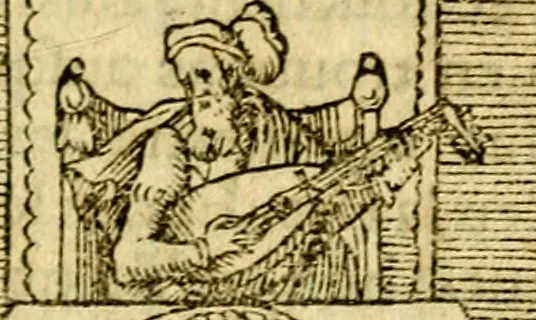 An illustration from Le pegme de Pierre Covstav, 1560, leaf 148