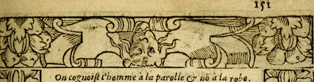 An illustration from Le pegme de Pierre Covstav, 1560, leaf 152