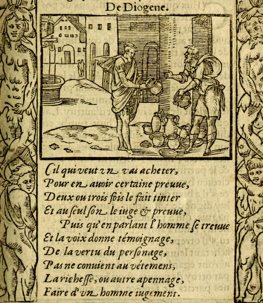 An illustration from Le pegme de Pierre Covstav, 1560, leaf 152
