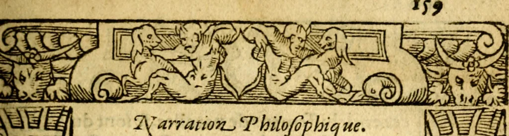 An illustration from Le pegme de Pierre Covstav, 1560, leaf 160