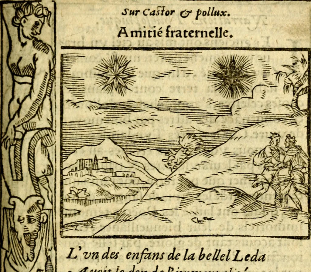 An illustration from Le pegme de Pierre Covstav, 1560, leaf 164