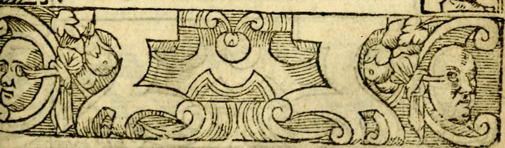 An illustration from Le pegme de Pierre Covstav, 1560, leaf 164