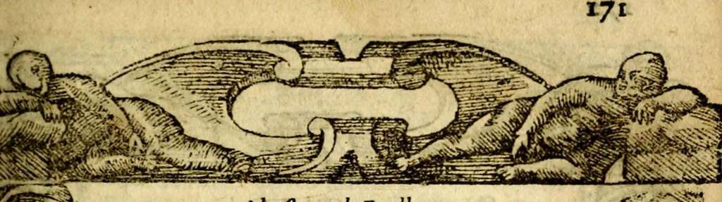 An illustration from Le pegme de Pierre Covstav, 1560, leaf 172