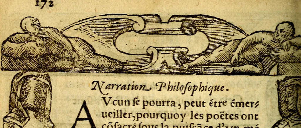 An illustration from Le pegme de Pierre Covstav, 1560, leaf 173
