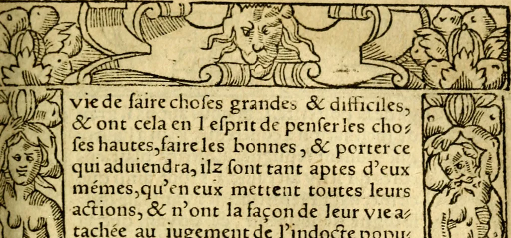 An illustration from Le pegme de Pierre Covstav, 1560, leaf 178