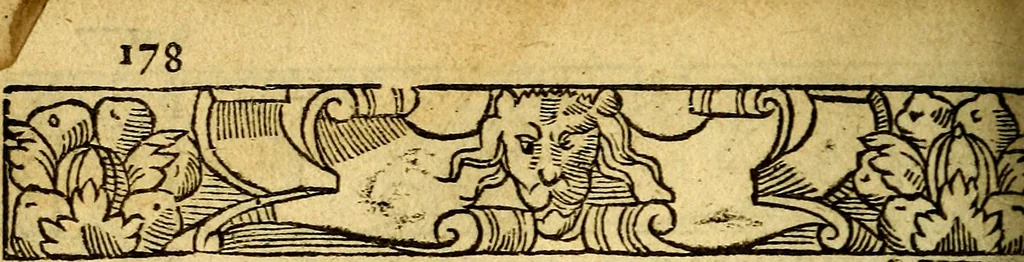 An illustration from Le pegme de Pierre Covstav, 1560, leaf 179