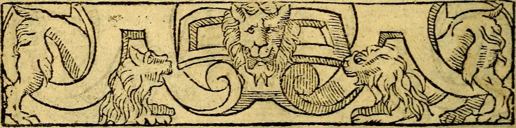 An illustration from Le pegme de Pierre Covstav, 1560, leaf 19