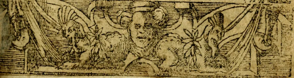 An illustration from Le pegme de Pierre Covstav, 1560, leaf 2