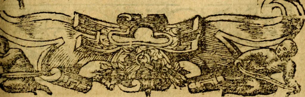 An illustration from Le pegme de Pierre Covstav, 1560, leaf 206