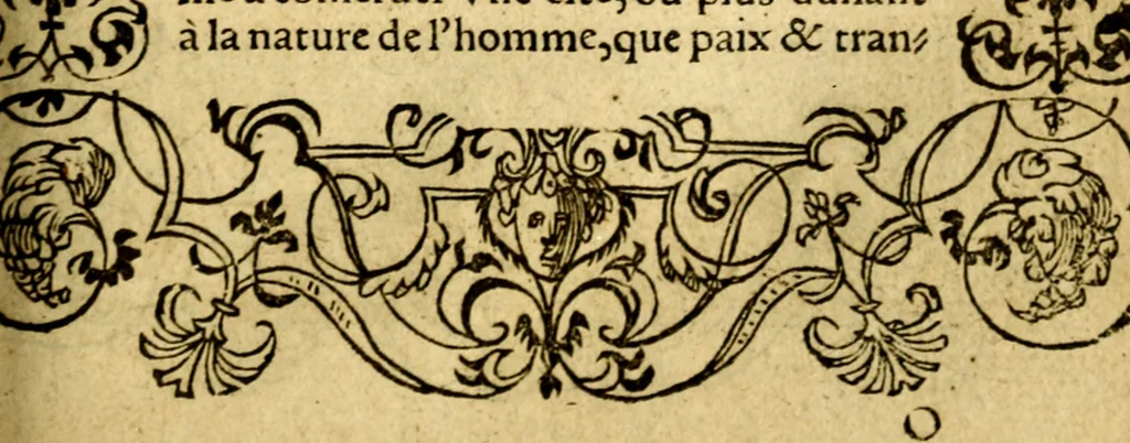 An illustration from Le pegme de Pierre Covstav, 1560, leaf 210