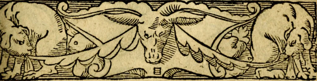 An illustration from Le pegme de Pierre Covstav, 1560, leaf 214