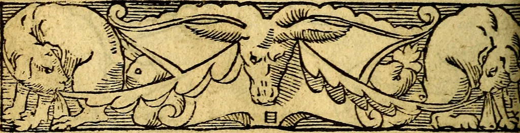 An illustration from Le pegme de Pierre Covstav, 1560, leaf 215