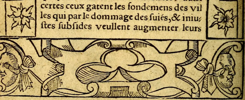An illustration from Le pegme de Pierre Covstav, 1560, leaf 217
