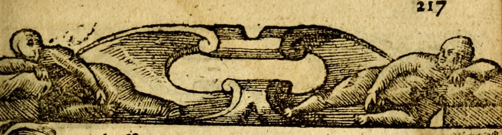 An illustration from Le pegme de Pierre Covstav, 1560, leaf 218