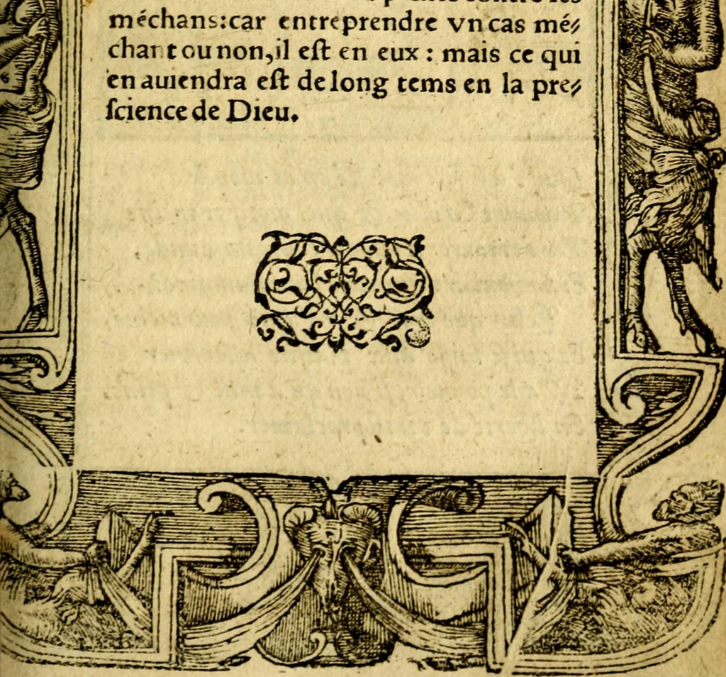 An illustration from Le pegme de Pierre Covstav, 1560, leaf 224