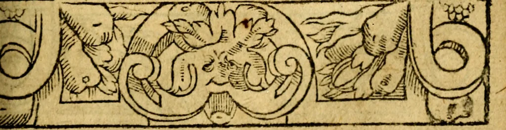 An illustration from Le pegme de Pierre Covstav, 1560, leaf 228