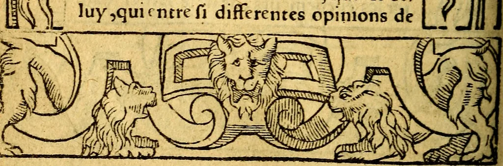 An illustration from Le pegme de Pierre Covstav, 1560, leaf 231