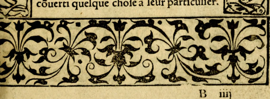 An illustration from Le pegme de Pierre Covstav, 1560, leaf 24