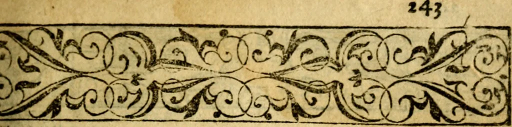 An illustration from Le pegme de Pierre Covstav, 1560, leaf 244