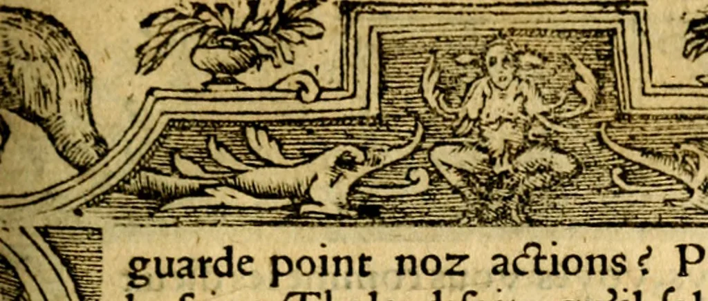 An illustration from Le pegme de Pierre Covstav, 1560, leaf 250